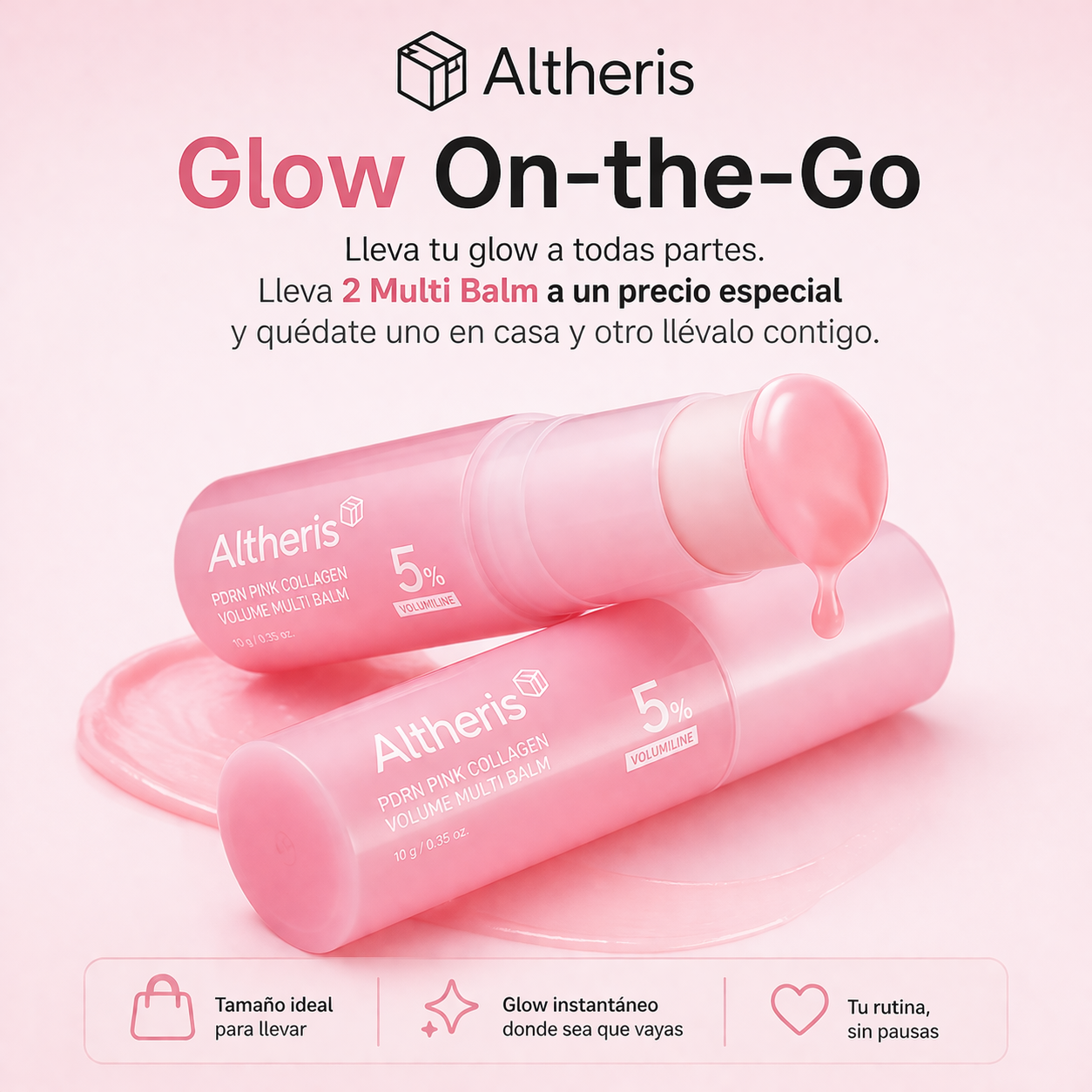 Compra 1 Lleva el 2 GRATIS - Bálsamo Multiefecto de Colágeno con Volumen